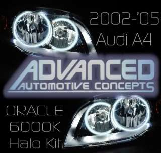 02 05 Audi A4 ORACLE Headlight hid HALO Demon Eyes Kit  