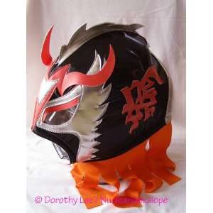  Lucha Libre Wrestling Halloween Mask Ultimo Dragon black 