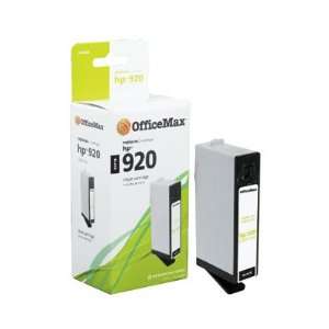   OfficeMax Black Inkjet Cartridge Compatible with HP 920 Electronics