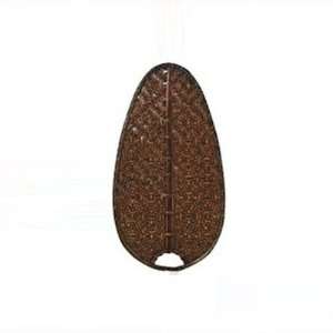   18 Narrow Oval, Woven Bamboo, Antique Finish Blades