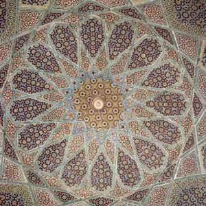  Detail of Interior of the Tomb of the Persian Poet Hafiz 