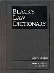 Blacks Law Dictionary, (0314151990), Bryan A. Garner, Textbooks 