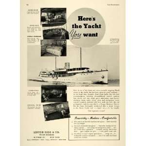   Salesmen Cooper Bessemer Boat   Original Print Ad