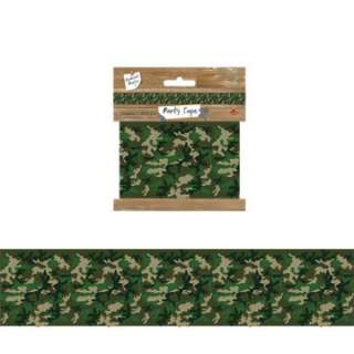 Camouflage Army Soldier Theme Party Tape Decoration  