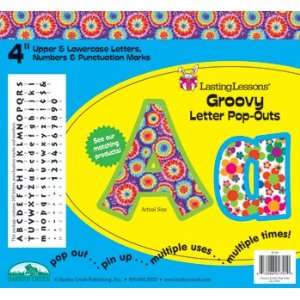  Barker Creek LL 1701 Groovy Letter Pop Outs Toys & Games