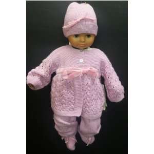  Quality hand knit baby Alpaca sweater set   9m Baby