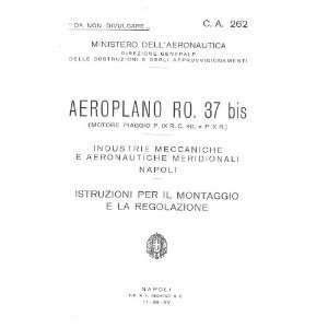  IMAN Romeo Ro.37 Aircraft Maintenance Manual   1936 iman 