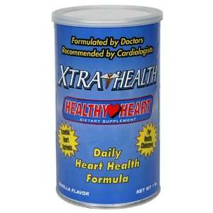  Xtra Health Healthy Heart Protein Powder, Vanilla, 16 