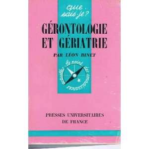  gerontologie et geriatrie binet leon Books