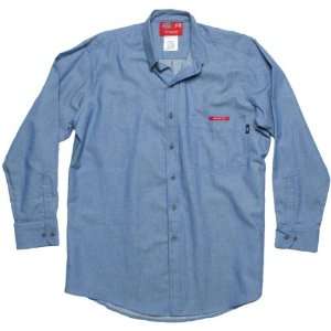   Soft(r) FR Button Down Shirt Blue Chambray XX Large