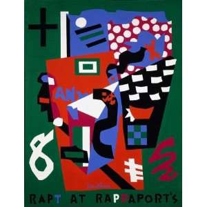  Hand Made Oil Reproduction   Stuart Davis   24 x 32 inches 