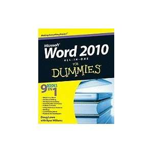 Word 2010 All in one for Dummies [PB,2010]  Books