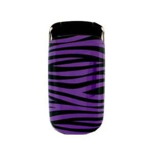   Purple and Black Zebra For Samsung A107 Cell Phones & Accessories