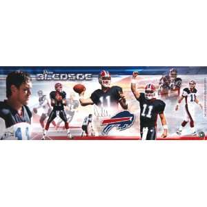  Drew Bledsoe Bills Autographed Panoramic Sports 