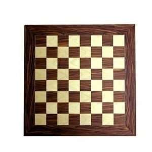  Xoticbrands 17.25 Wood Veneer Deluxe Chess Board