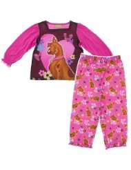 Scooby Doo Bright Pink Pajamas for Toddlers and Girls