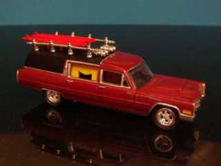 Hot Rod Cadillac Surfin Hearse 1/64 Scale Limited Edition 4 Detailed 