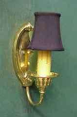 PAIR 1920 BRASS SCONCES~ FEDERAL~ COLONIAL~RESTORED  