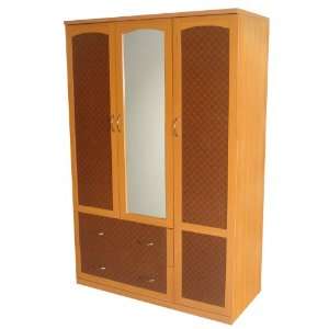  Home Source Industries LV3278 Large 2 Tone Wardrobe with 