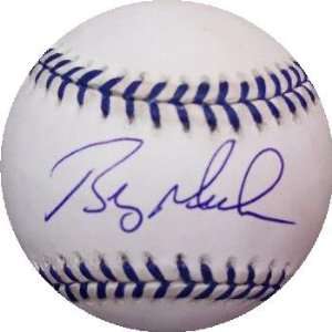  Bobby Meacham autographed Baseball