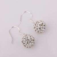 wholesale  crystal Charms Beads Shamballa earrings  