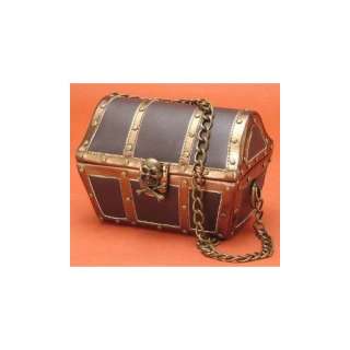 Womens Pirate Accessory Treasure Chest Purse Handbag 6x4 
