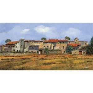 Aperto by Guido Borelli. Size 38 inches width by 20 inches height 