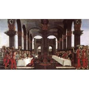  8 x 6 Mounted Print Botticelli Nastagio fourth