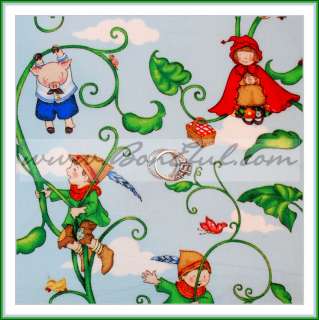 BOOAK Fabric Nursery Rhyme Book Red Riding Hood Baby Pig Gingerbread 