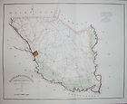 Chester County District South Carolina 1825 Map Hand Color Reprint 