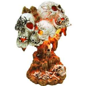    Creepy Catacombs Human Skull Accent Lamp