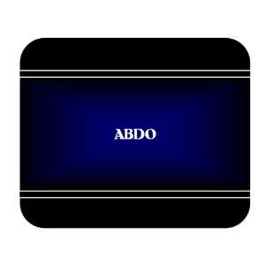  Personalized Name Gift   ABDO Mouse Pad 