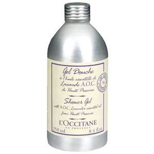 Occitane Shower Gel, Lavender, with A.O.C. Lavender Essential Oil, 8 