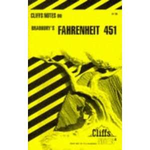 Bradburys Fahrenheit 451 (Cliffs Notes) [Paperback 