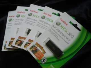 XBOX 360 8GB 8 gb USB Flash Drive Memory Stick Official SanDisk Cruzer 