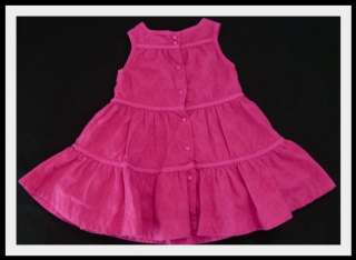 Baby Gap Pink Twirl Tiered Sun Dress Size 18 24 Months  