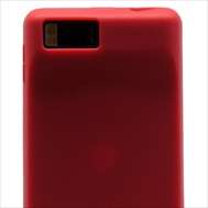 Red Soft Silicone Gel Cover Case for Motorola Droid X2  