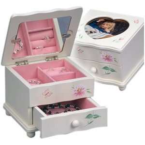  Painted Flowers Picture Frame Jewelry Box