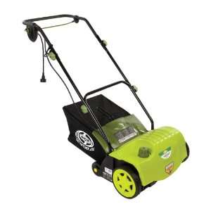   Electric Dethatcher with Thatch Collection Bag Patio, Lawn & Garden