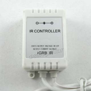 RGB LED Strip 24 Keys IR Remote Aluminum Controller  