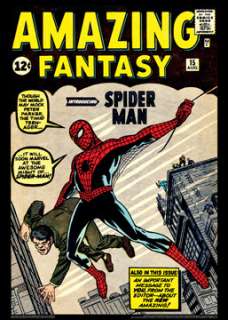 AMAZING FANTASY #15 (Spider Man 1962) Poster Reprint  