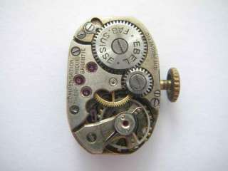 Ebel swiss compensation watch movement vintage *repair  