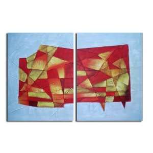  Abstract Glass Hand Painted Canvas Art Oil Painting 