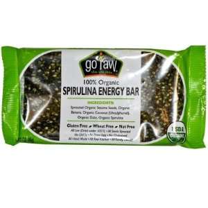  Go Raw  Organic Spirulina Energy Bar, 1.7oz Health 