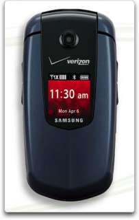   Mobile Phones   Samsung Smooth U350 Phone, Blue (Verizon Wireless