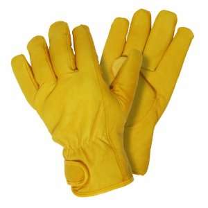  Thermal Hide Leather Gloves   Medium Patio, Lawn & Garden