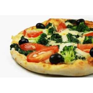  Pizza, Broccoli, Tomaten, Oliven, Mozzarella   Peel and 