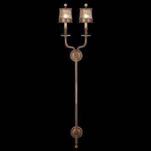   Byzance 2 Light Wall Sconce in Antique Gilt Bron
