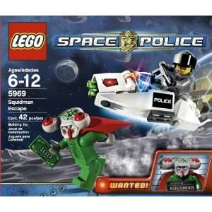  Lego Space Police Squidman Escape Style# 5969 n/a Toys 
