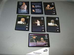 WWE Raw Deal SmackDown GM Theodore Long Lot 7 cards  